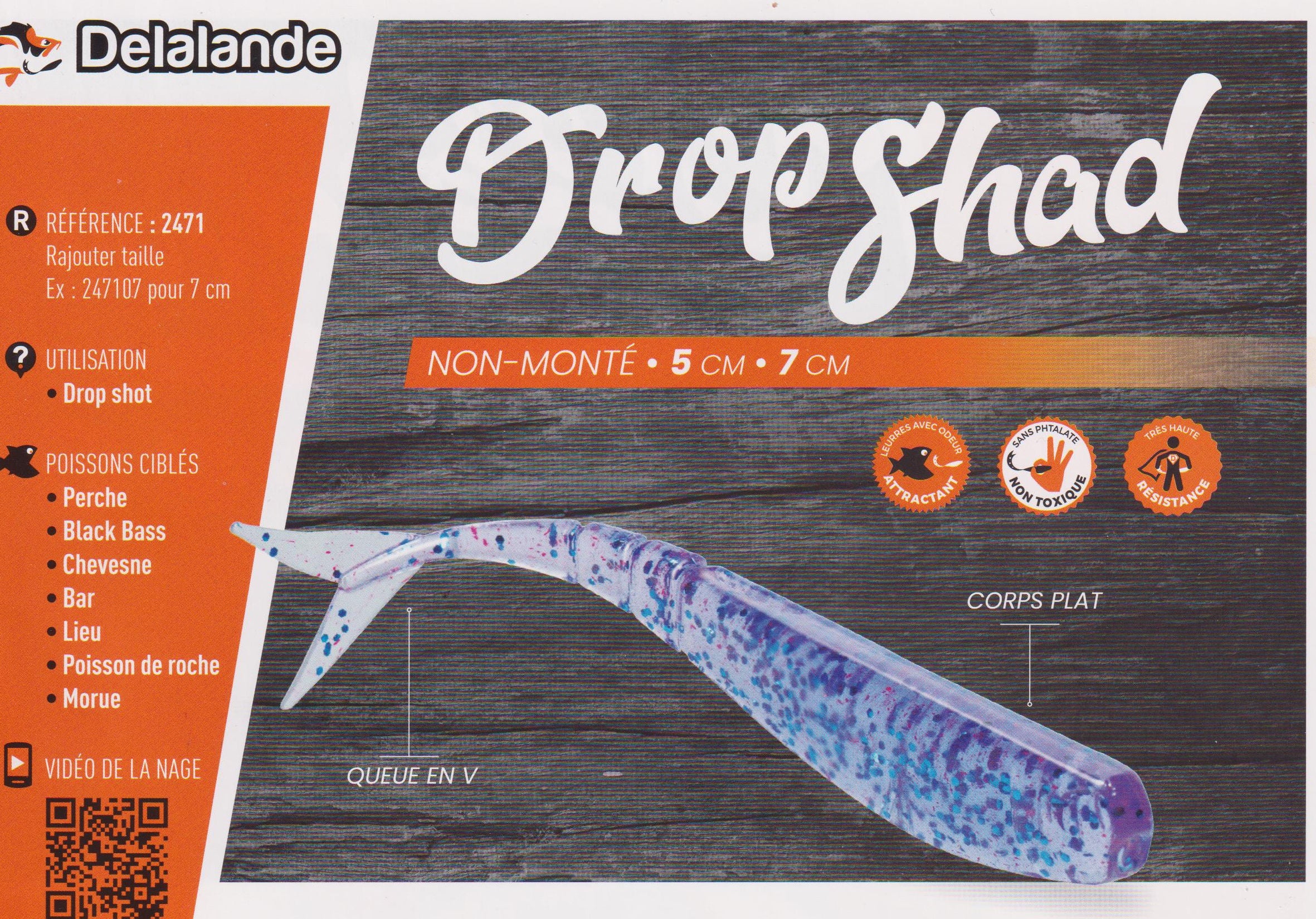 Drop Shad 7cm