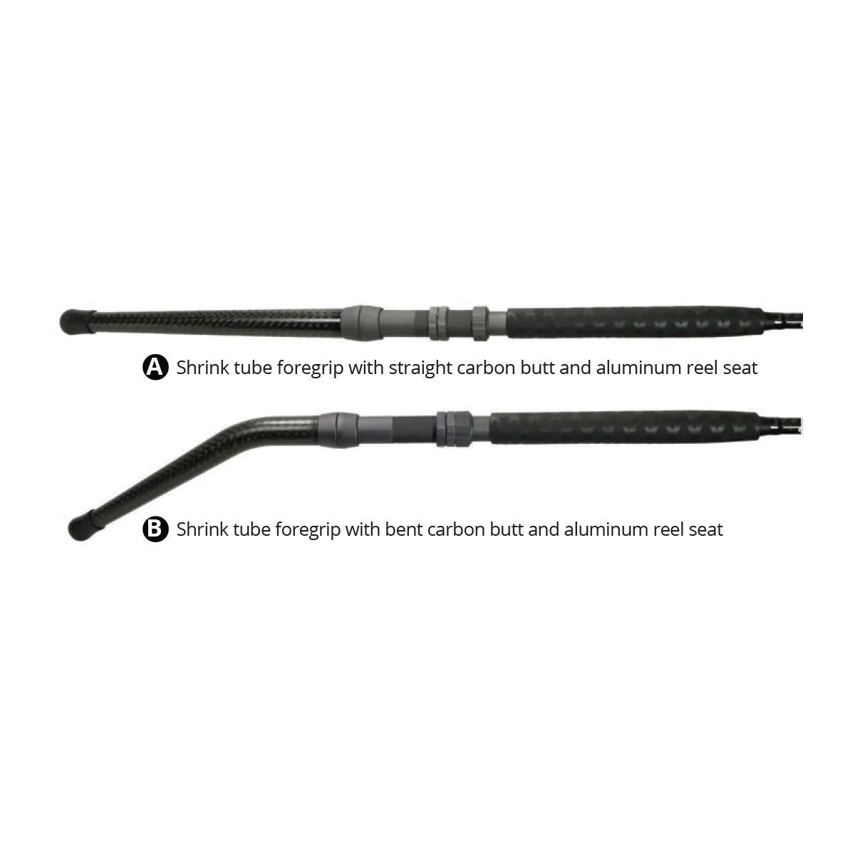 Big Game 60 to 130lb Class Okuma PCH Custom Trolling Rod PCH-TRS-561MH Straight Butt
