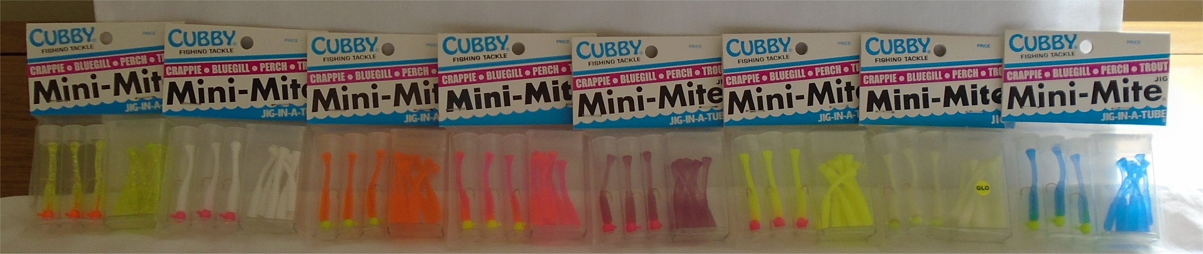 Cubby Mini Mite 3 Jig 8 Tail Pack