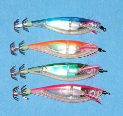 Sunset Wave Mega Lens Squid Jigs