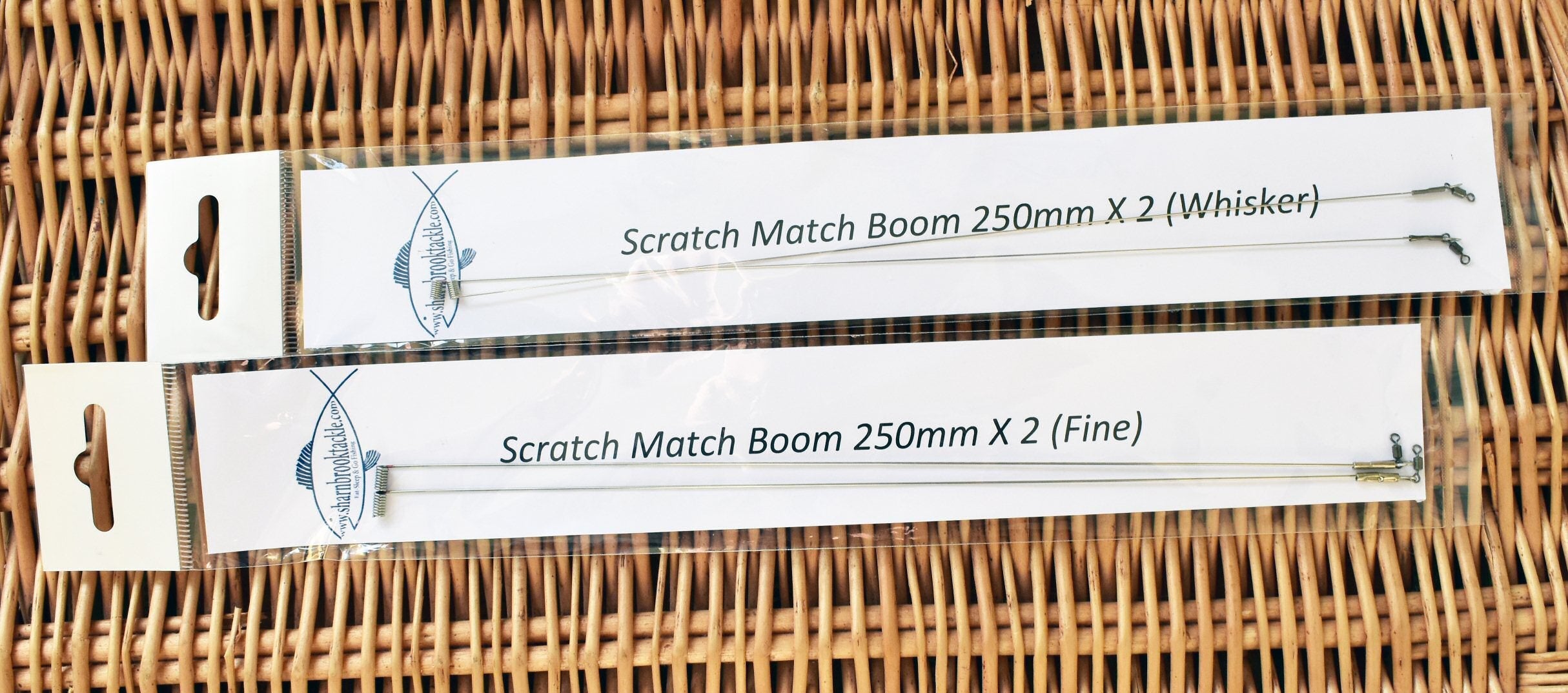 Match Scratch Booms 25cm Fine & Whisker Twin Pack SKB SB25